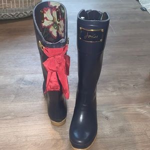 Joules Rain boots with bow